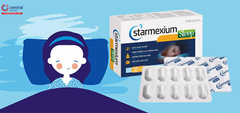 Viên uống Starmexium Sleep giúp dưỡng tâm an thần