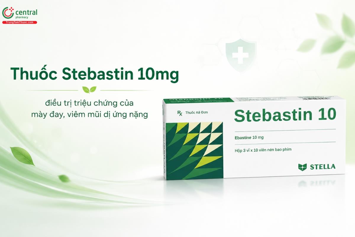 Thuoc stebastin 10mg dieu tri viem mui di ung, may day