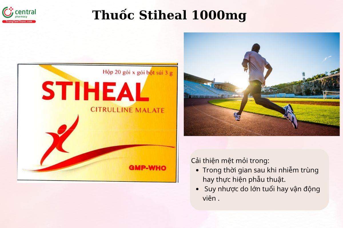 Chỉ định của thuốc Stiheal 1000mg