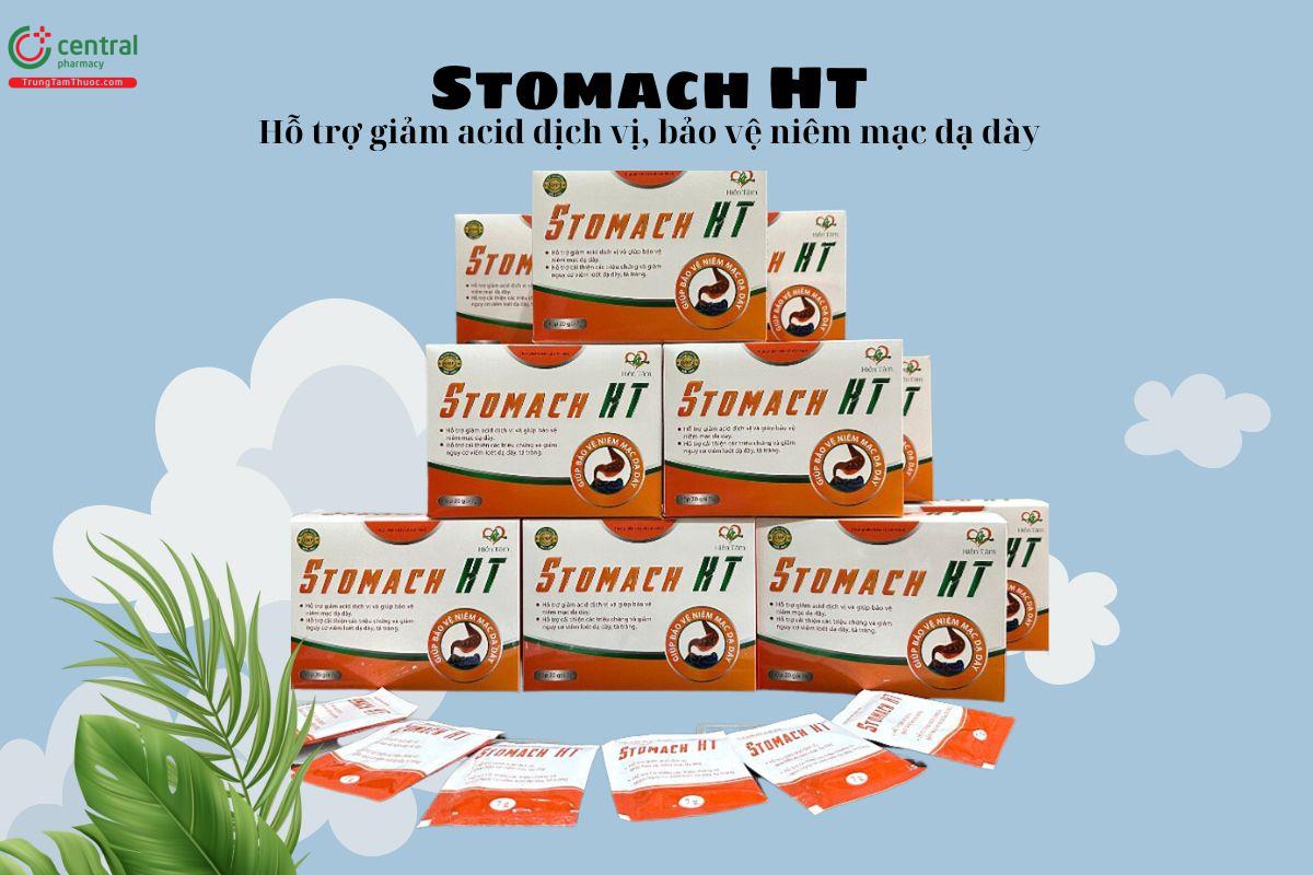 Stomach HT hỗ trợ giảm acid dịch vị, bảo vệ niêm mạc dạ dày