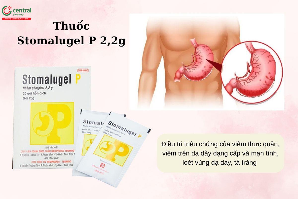 Chỉ định của thuốc Stomalugel P 2,2g