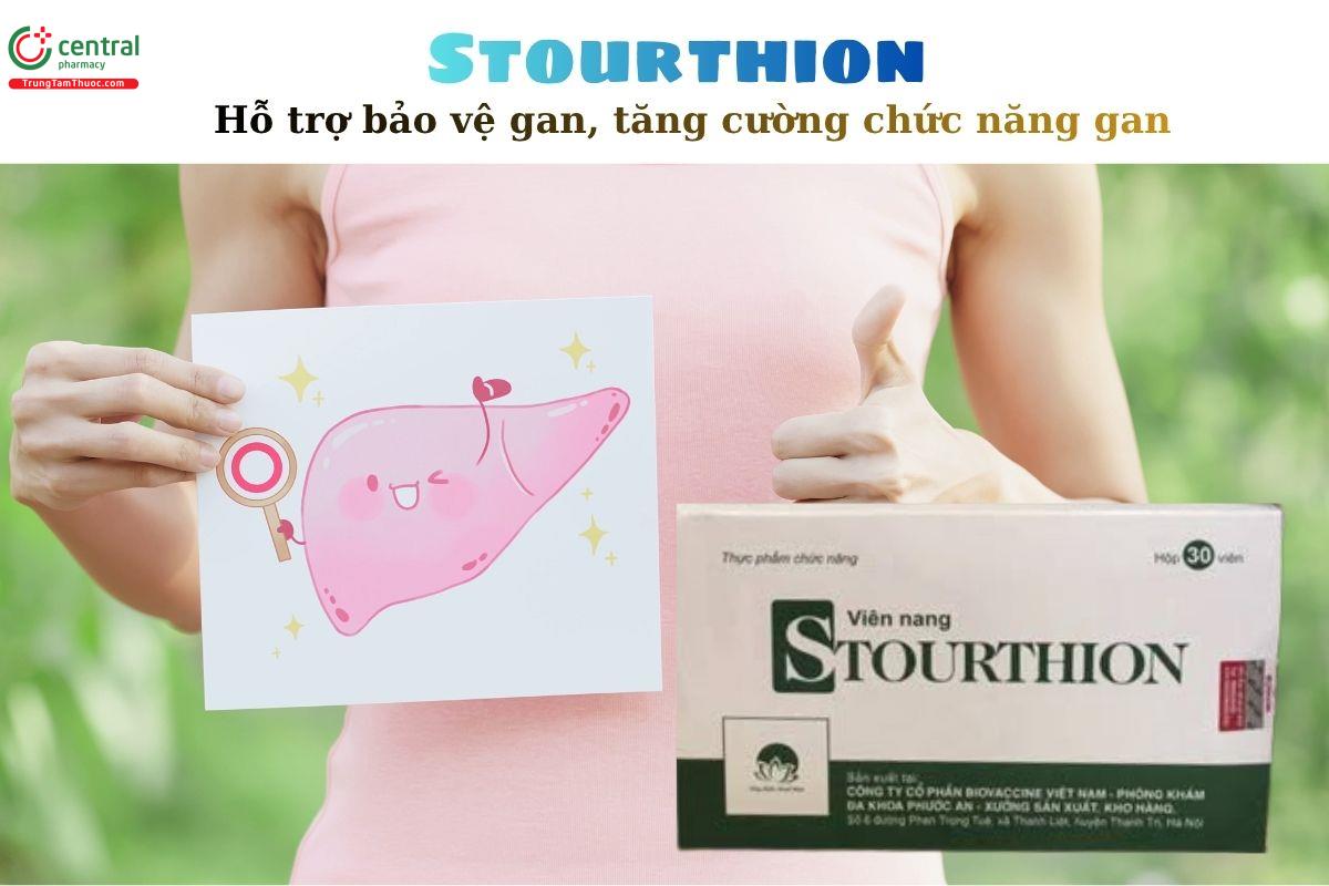 Stourthion hỗ trợ giải độc gan, tăng cường chức năng gan