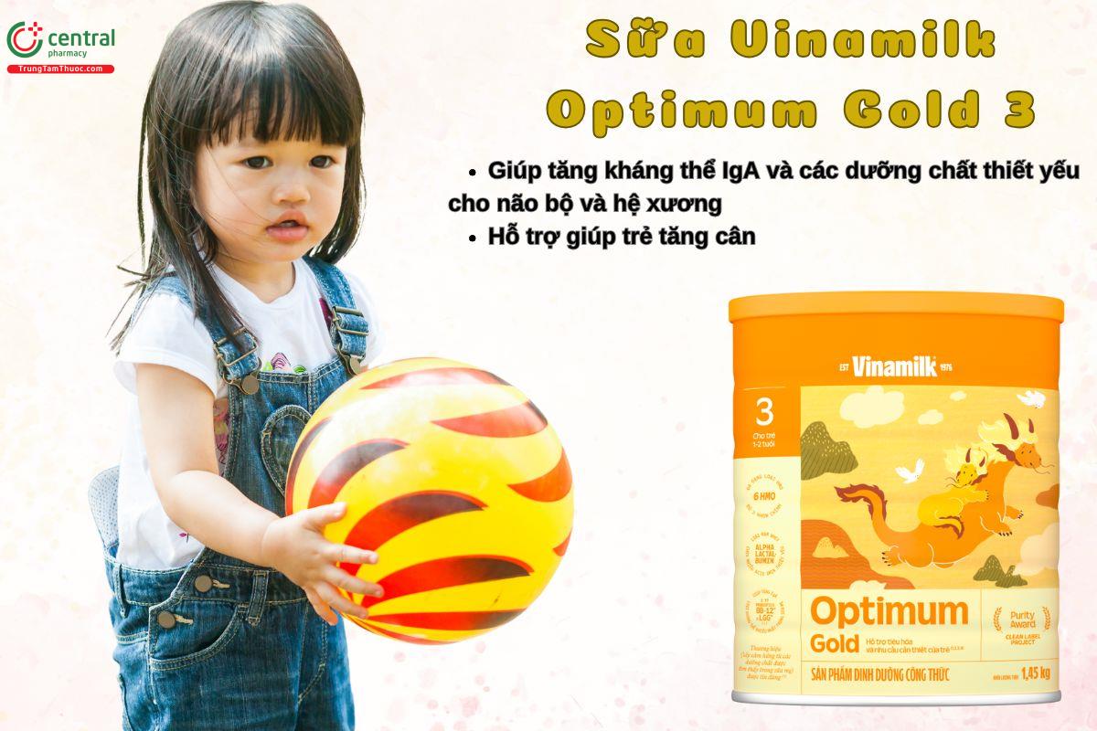 Sản phẩm bổ sung DHA, Cholin và Vitamin D3, giúp phát triển trí não và hệ xương.