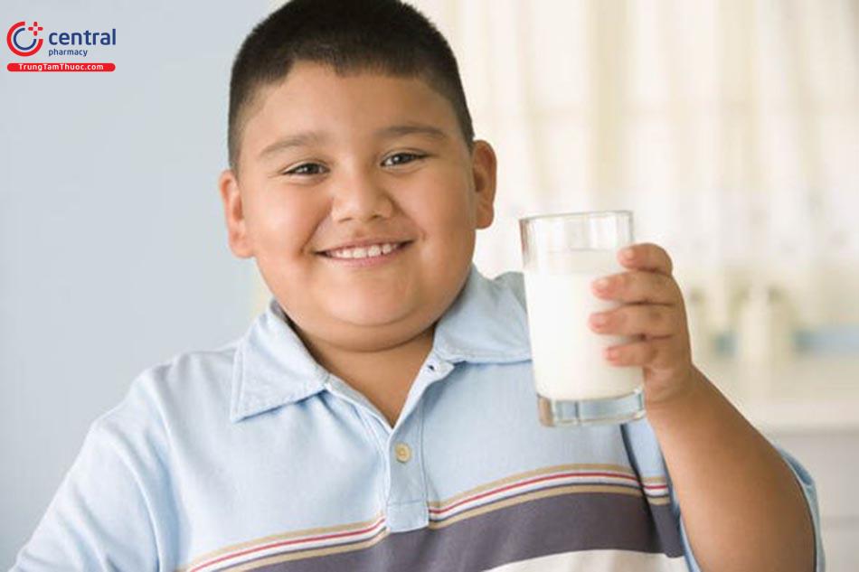 Hình ảnh sữa cho trẻ béo phì