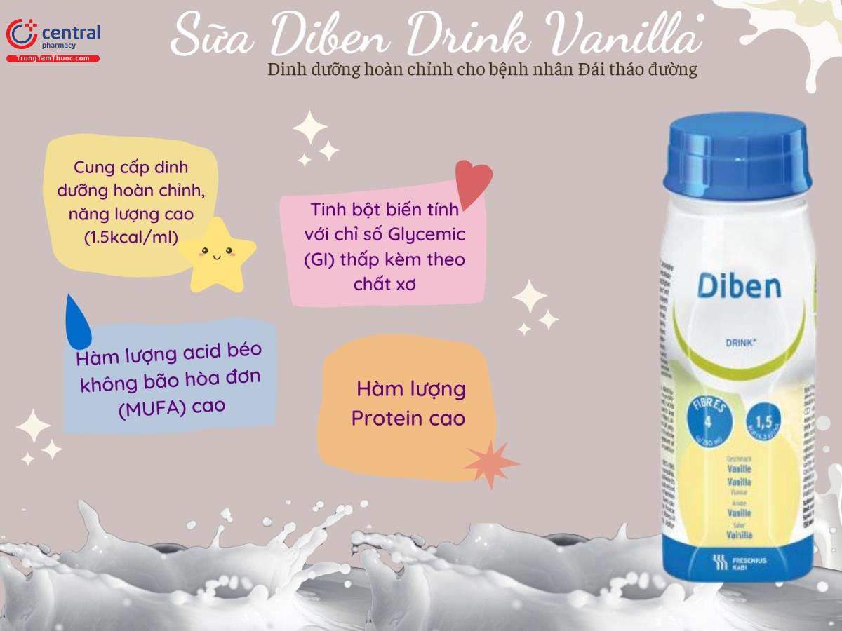 Sữa Diben Drink Vanilla