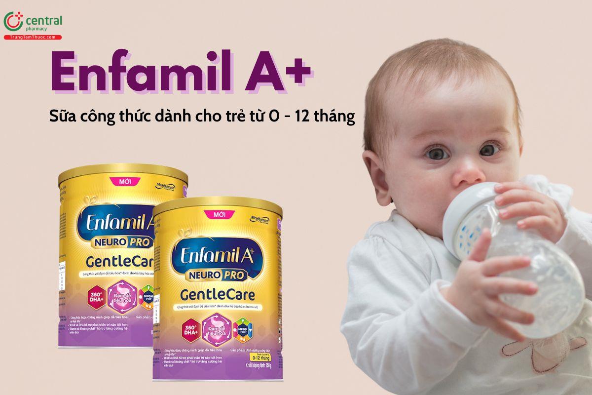 Độ tuổi  nào có thể sử dụng Sữa bột Enfamil A+ Neuro Pro GentleCare Mead Johnson?