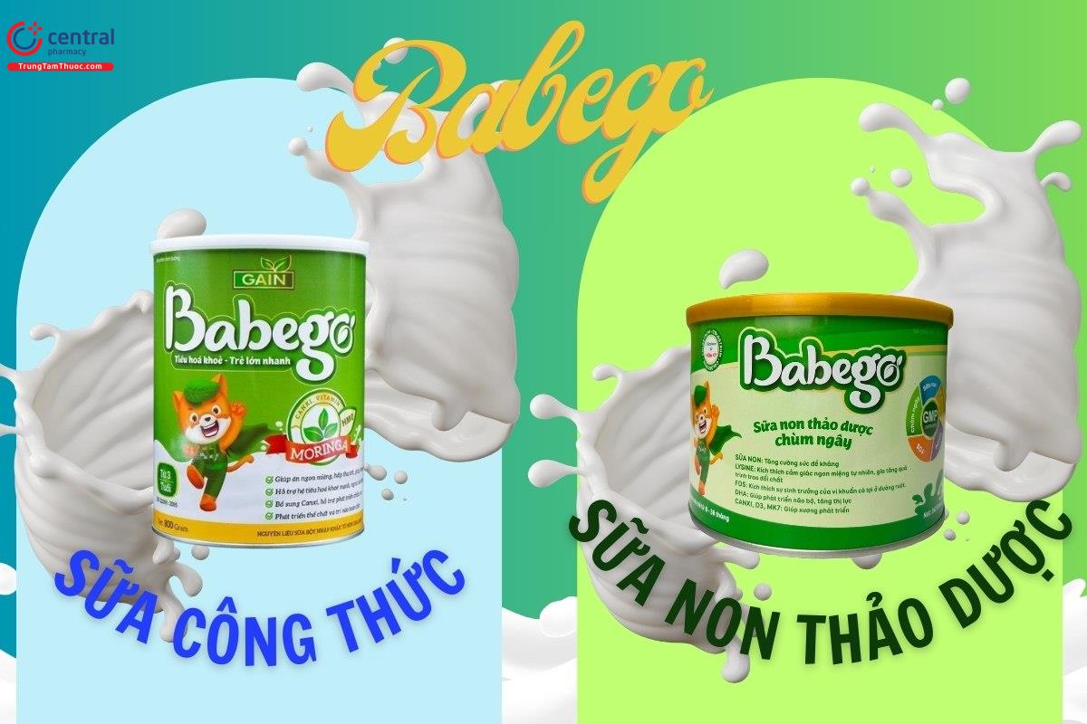Sữa non thảo dược chùm ngây Babego