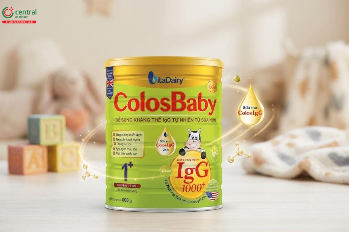 ColosBaby Gold - Miễn dịch khỏe, bé tăng cân