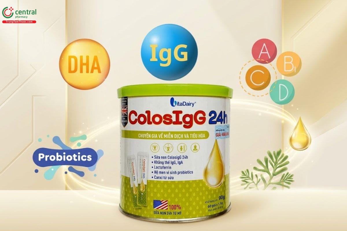 ColosIgG 24h - Sữa non tăng cân nhanh cho bé