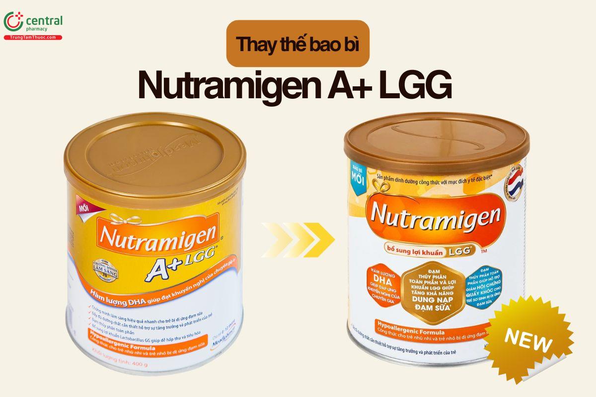 Cập nhật bao bì sữa Nutramigen A+ LGG Mead Johnson