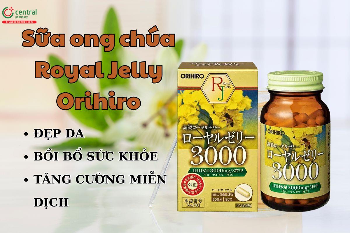 Viên uống Sữa ong chúa Royal Jelly Orihiro bồi bổ sức khỏe, tăng miễn dịch