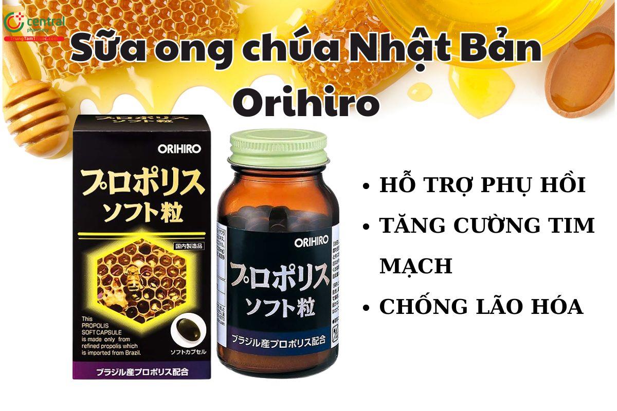 Viên uống Sữa ong chúa Nhật Bản Orihiro bồi bổ sức khỏe toàn diện