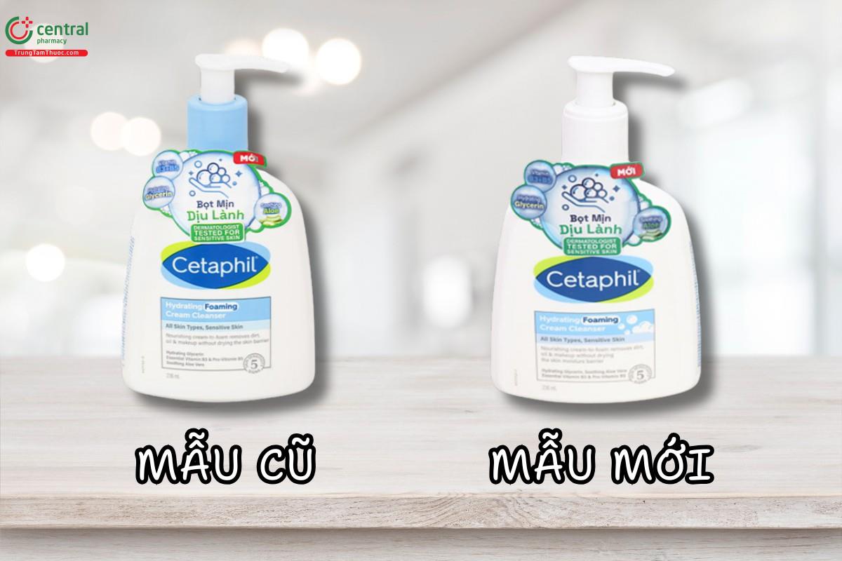 Thông báo thay đổi bao bì Sữa rửa mặt Cetaphil Hydrating Foaming Cream Cleanser