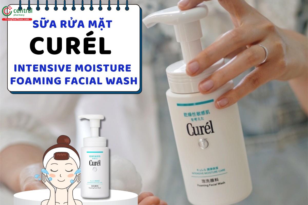 Sữa rửa mặt Curél Intensive Moisture Foaming Facial Wash - Làm sạch sáng da