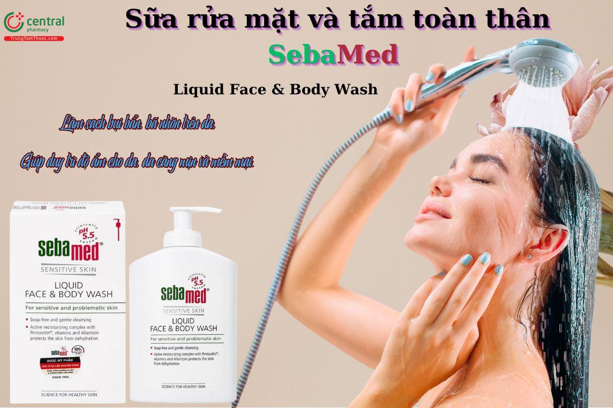 Sữa rửa mặt và tắm toàn thân Sebamed cho da nhạy cảm, da khô, da chàm