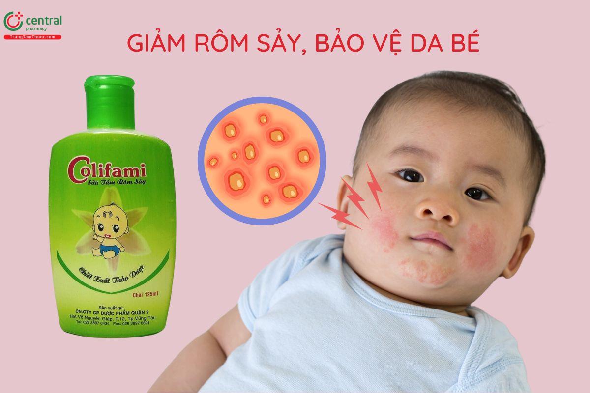 Công dụng của Sữa tắm Colifami