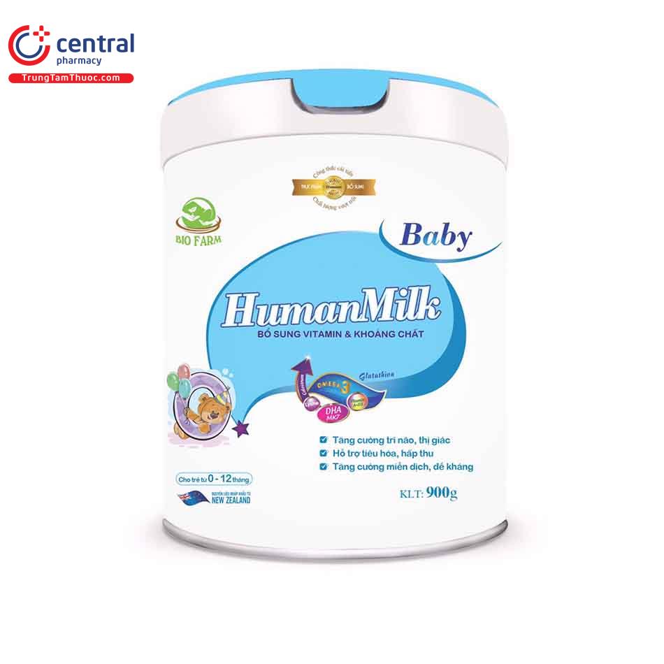 Hình ảnh sữa Human Milk Baby 