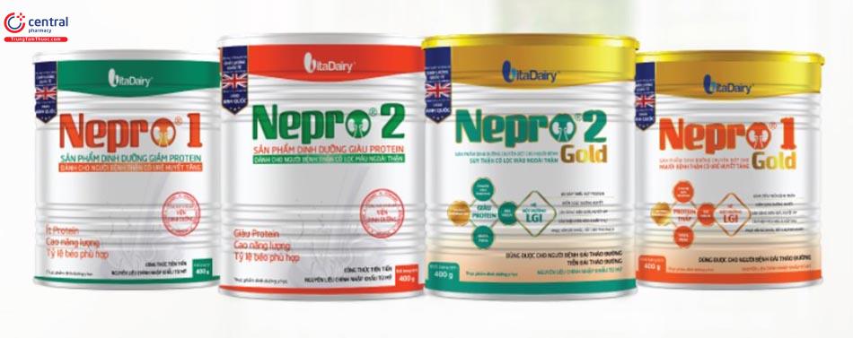Sữa Nepro có hai dòng riêng biệt cho người bệnh thận
