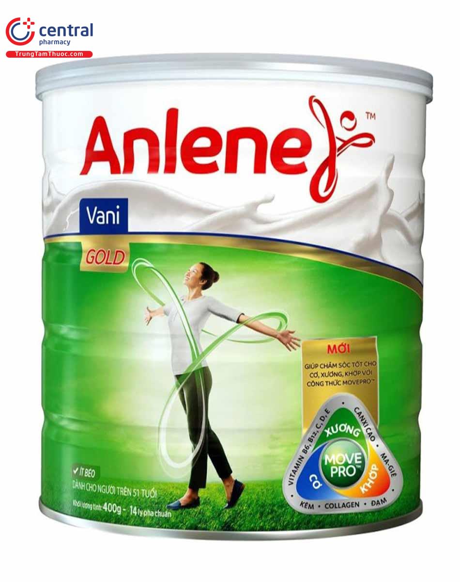 Sữa Anlene bổ sung Canxi cho người già