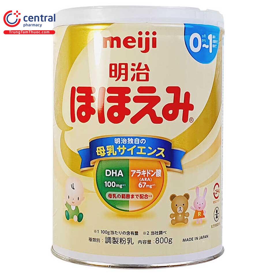 Hình ảnh sữa Meiji số 0 nội địa Nhật