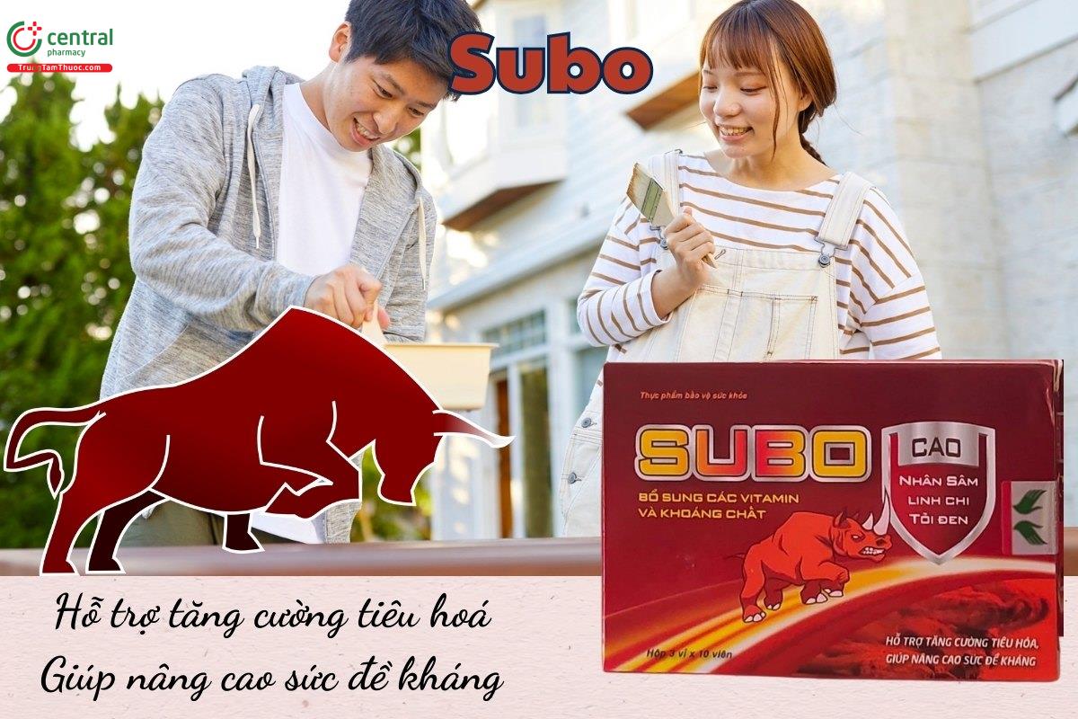 Viên uống Subo giúp tăng cường sức đề kháng