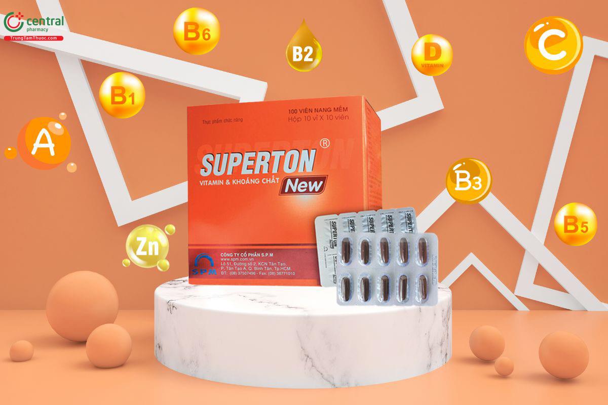 Superton New giúp bổ sung dưỡng chất cho cơ thể