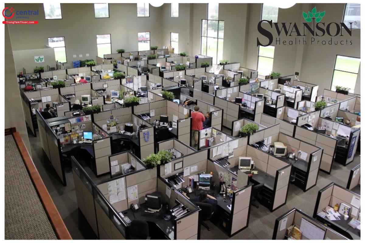 Phòng dịch vụ khách hàng của Swanson Health Products