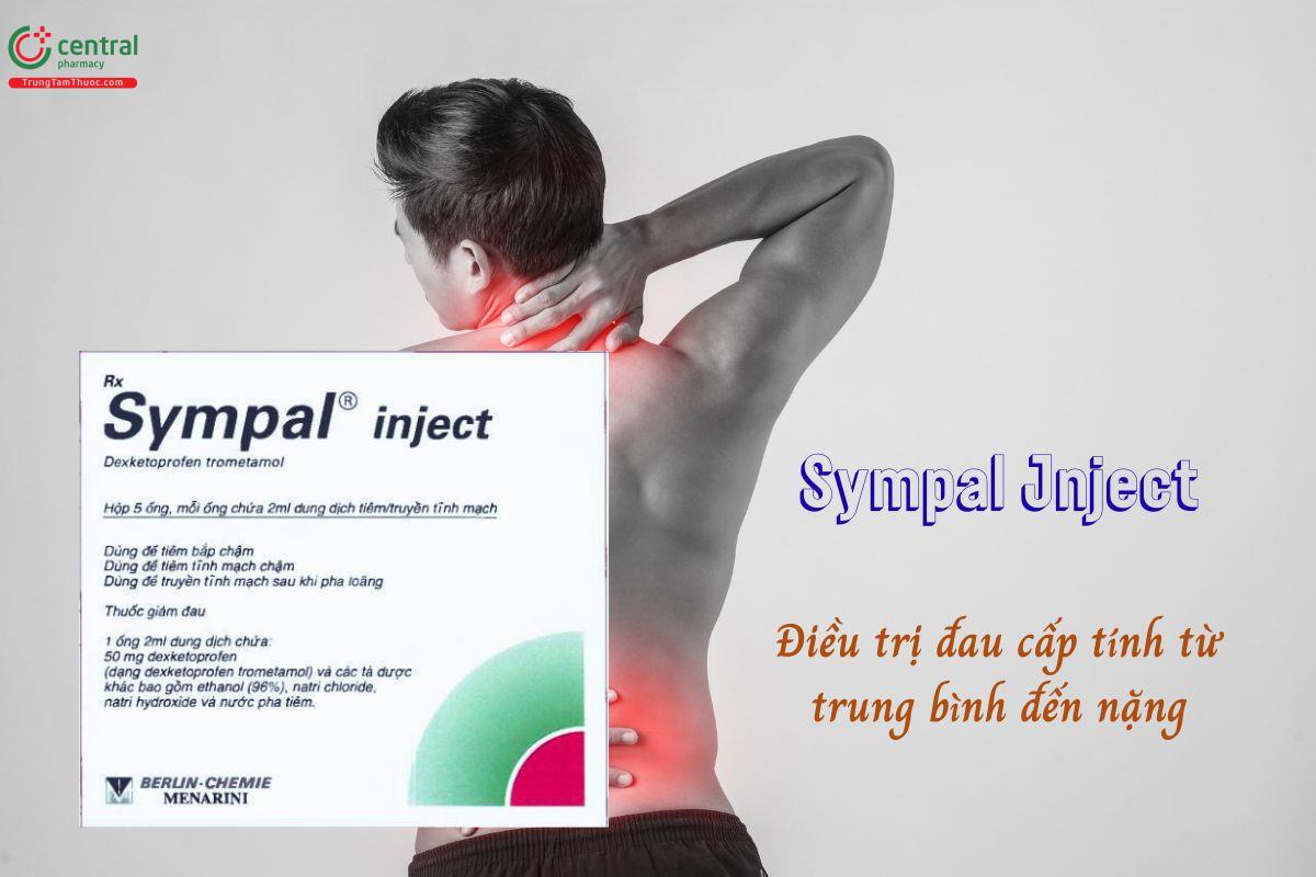 Thuốc Sympal Jnject điều trị đau cấp tính từ vừa đến nặng