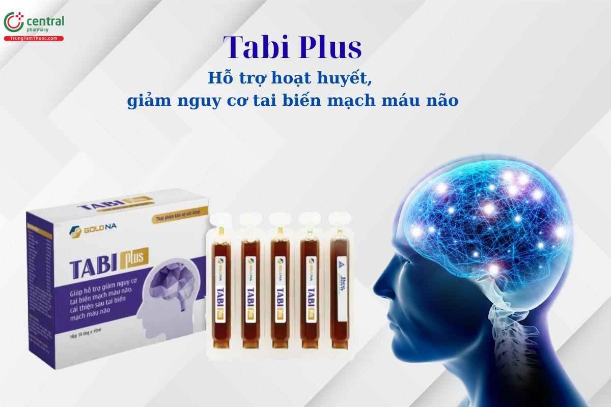 Tabi Plus hỗ trợ hoạt huyết, làm giảm nguy cơ tai biến mạch máu não