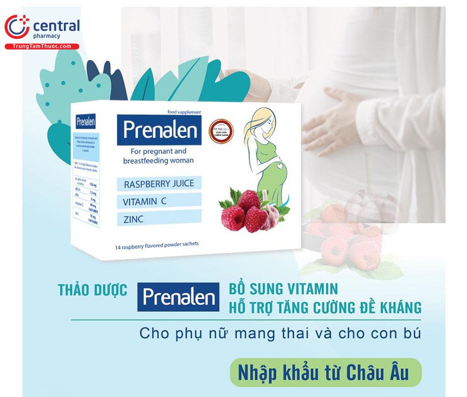 Tác dụng của sản phẩm Prenalen (gói bột)