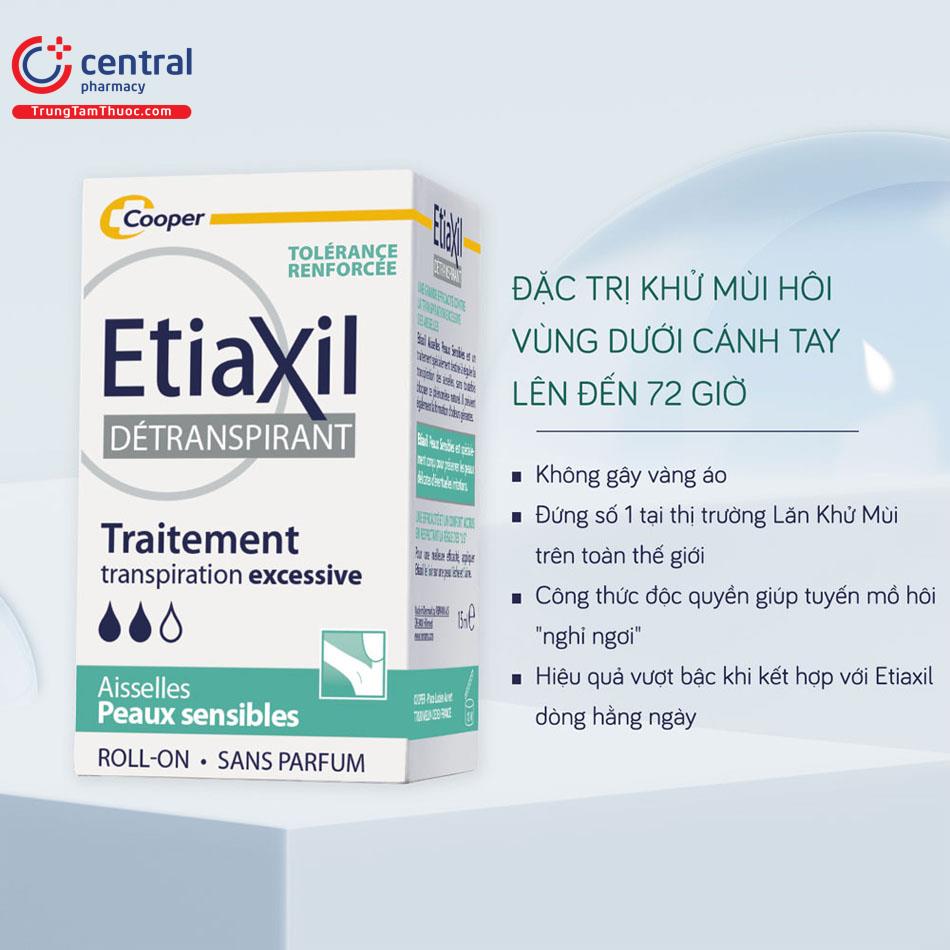 Tác dụng của lăn khử mùi Etiaxil cho da nhạy cảm