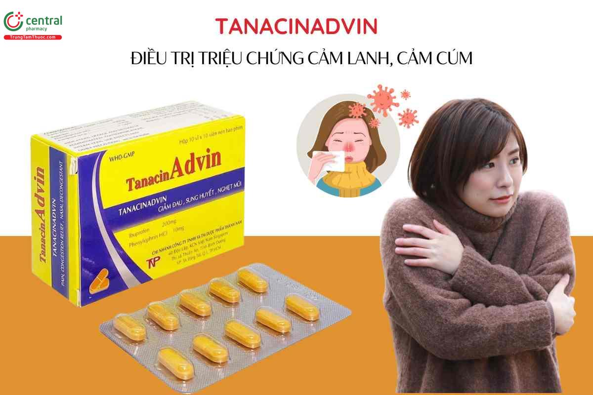 Chỉ định của Thuốc Tanacinadvin