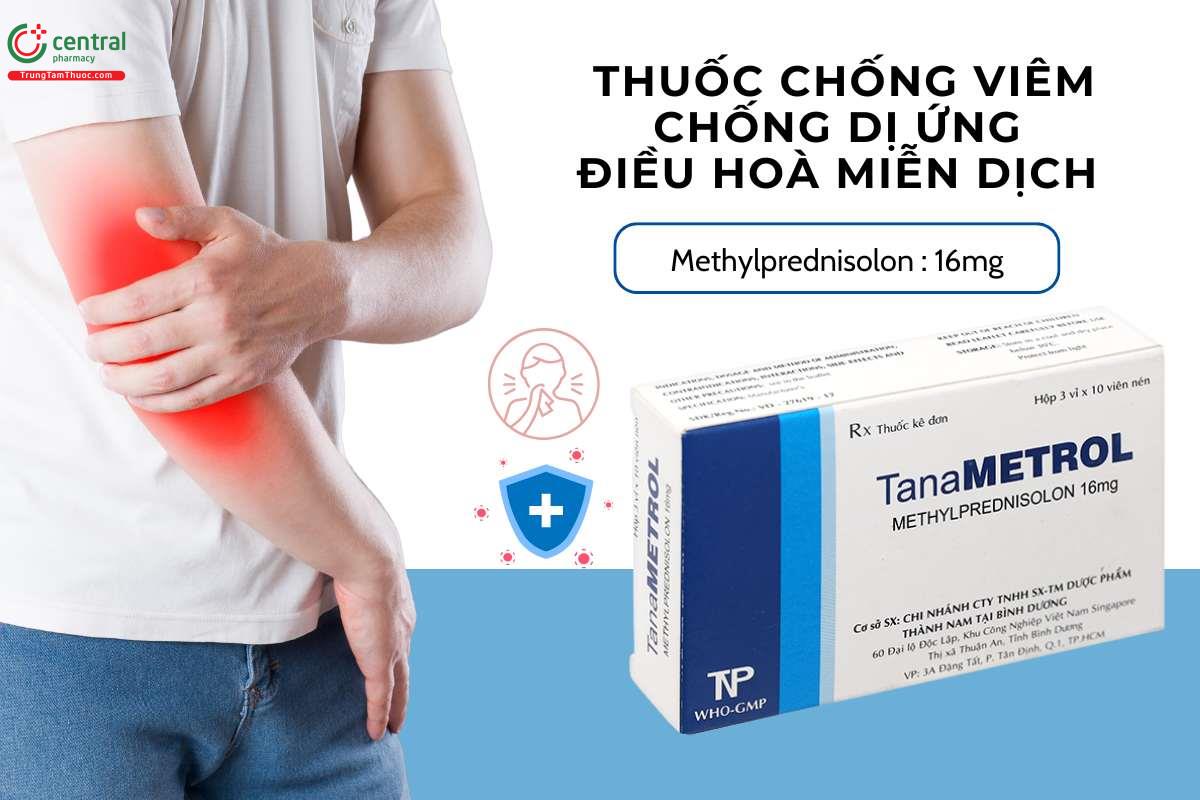 Tác dụng của thuốc Tanametrol 16mg