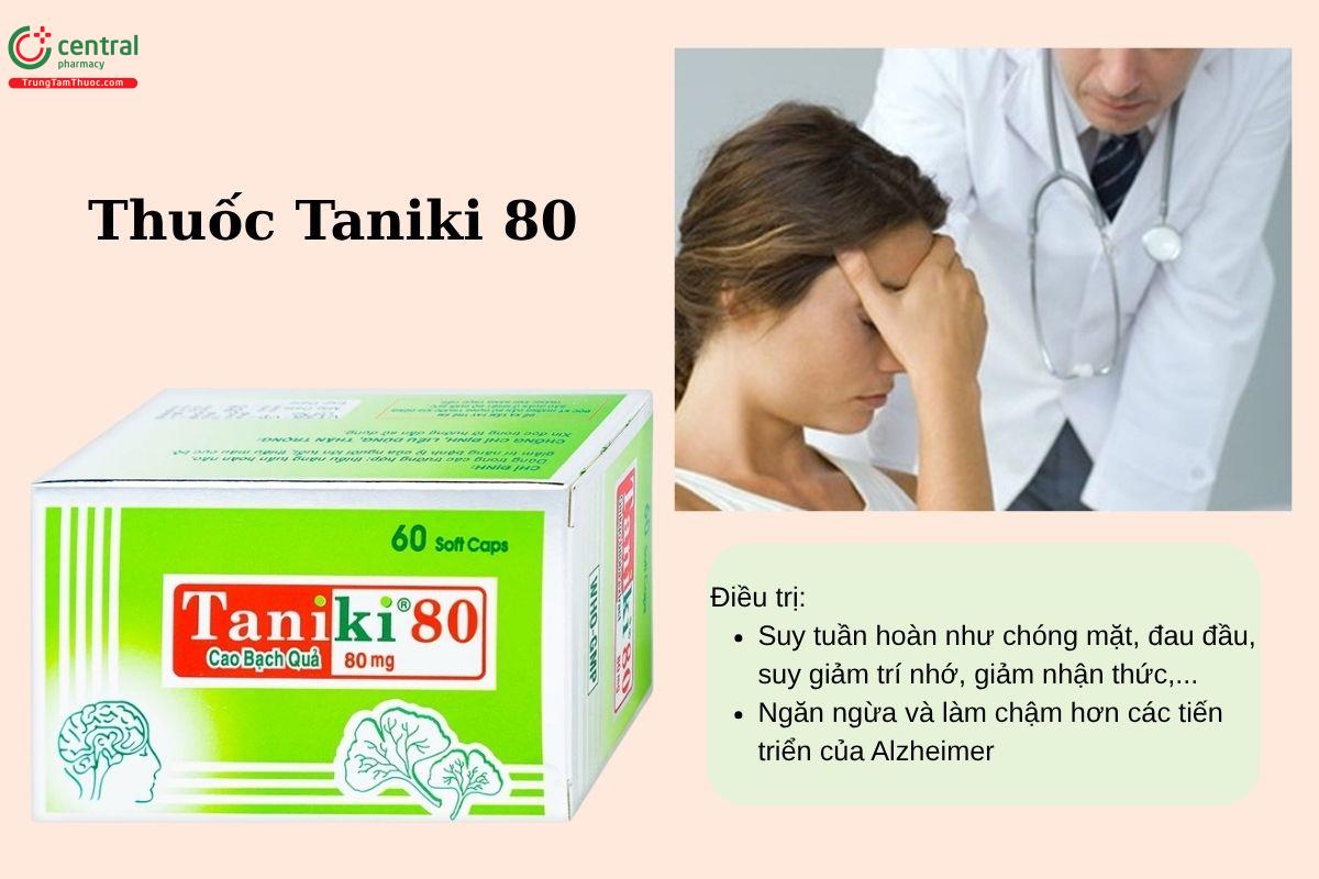 Chỉ định của thuốc Taniki 80