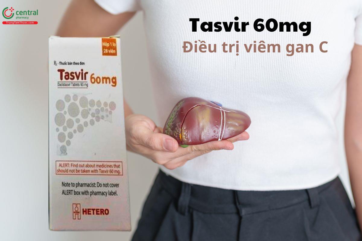 Thuốc Tasvir 60mg điều trị viêm gan C mạn tính (HCV) ở người lớn