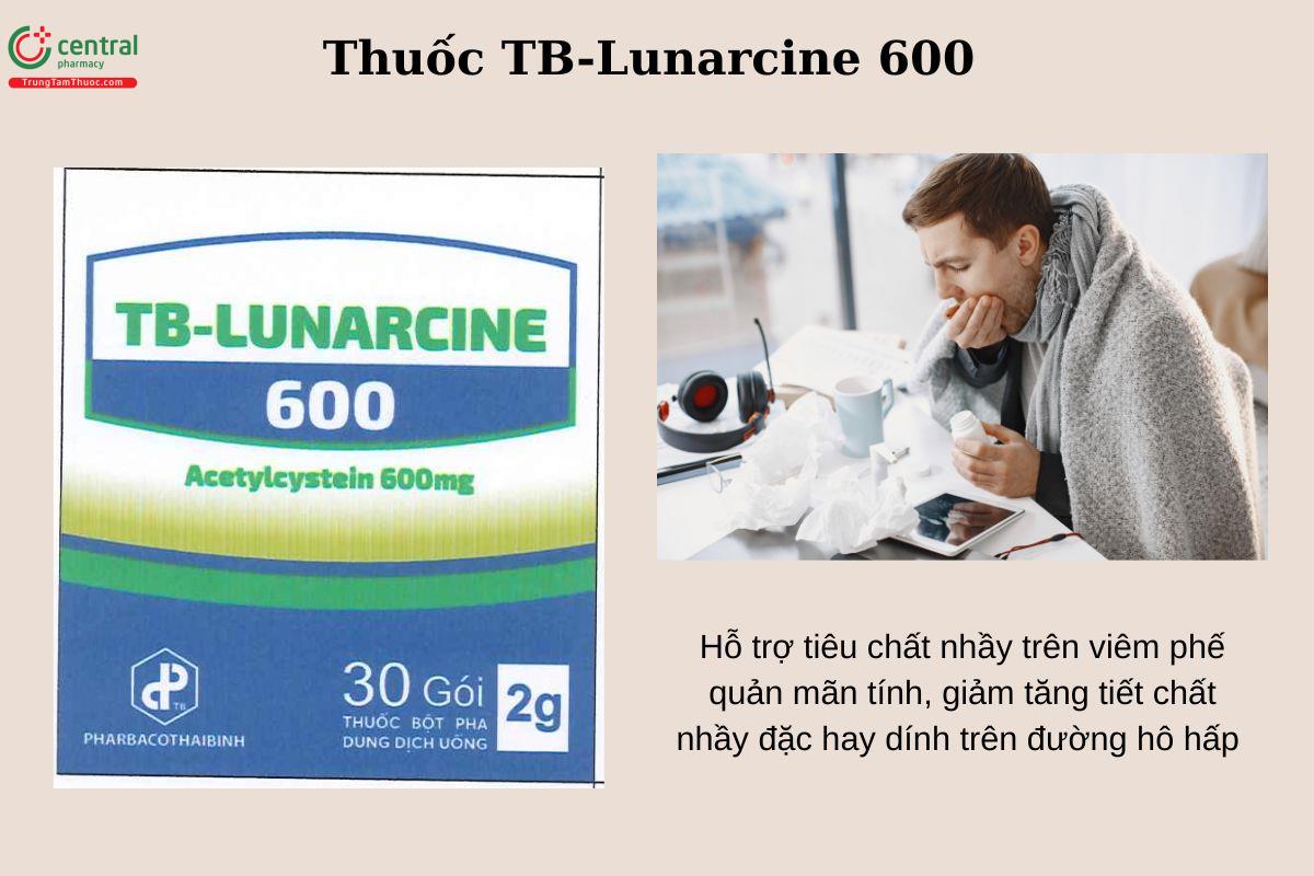 Chỉ định của thuốc TB-Lunarcine 600