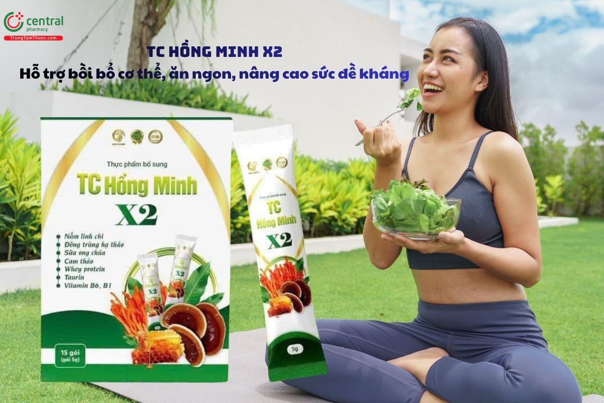 TC Hồng Minh X2 - Bồi bổ cơ thể, nâng cao sức đề kháng, giảm mệt mỏi