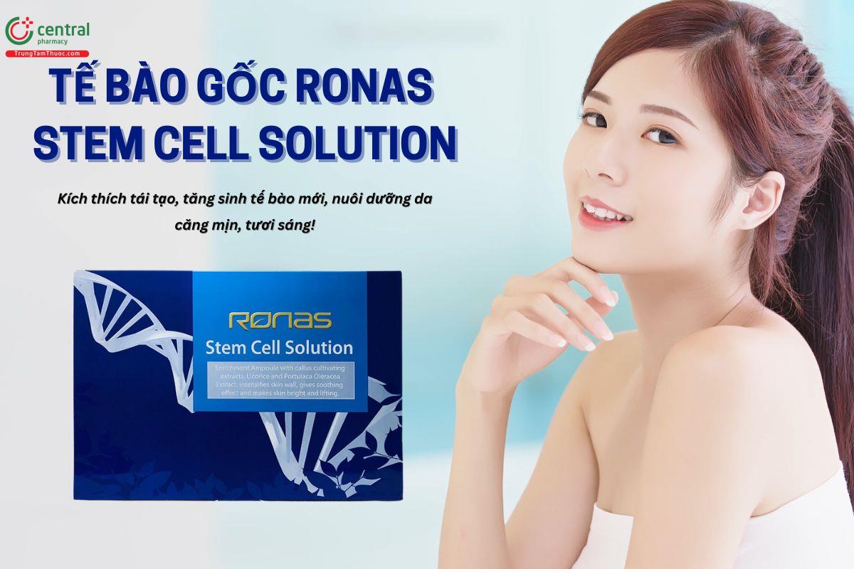 Tế bào gốc Ronas Stem Cell Solution kích thích tái tạo da, làm đẹp da