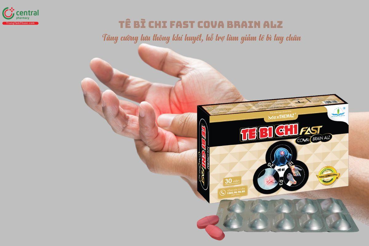 Tê Bì Chi Fast Cova Brain Alz giúp hoạt huyết, lưu thông khí huyết