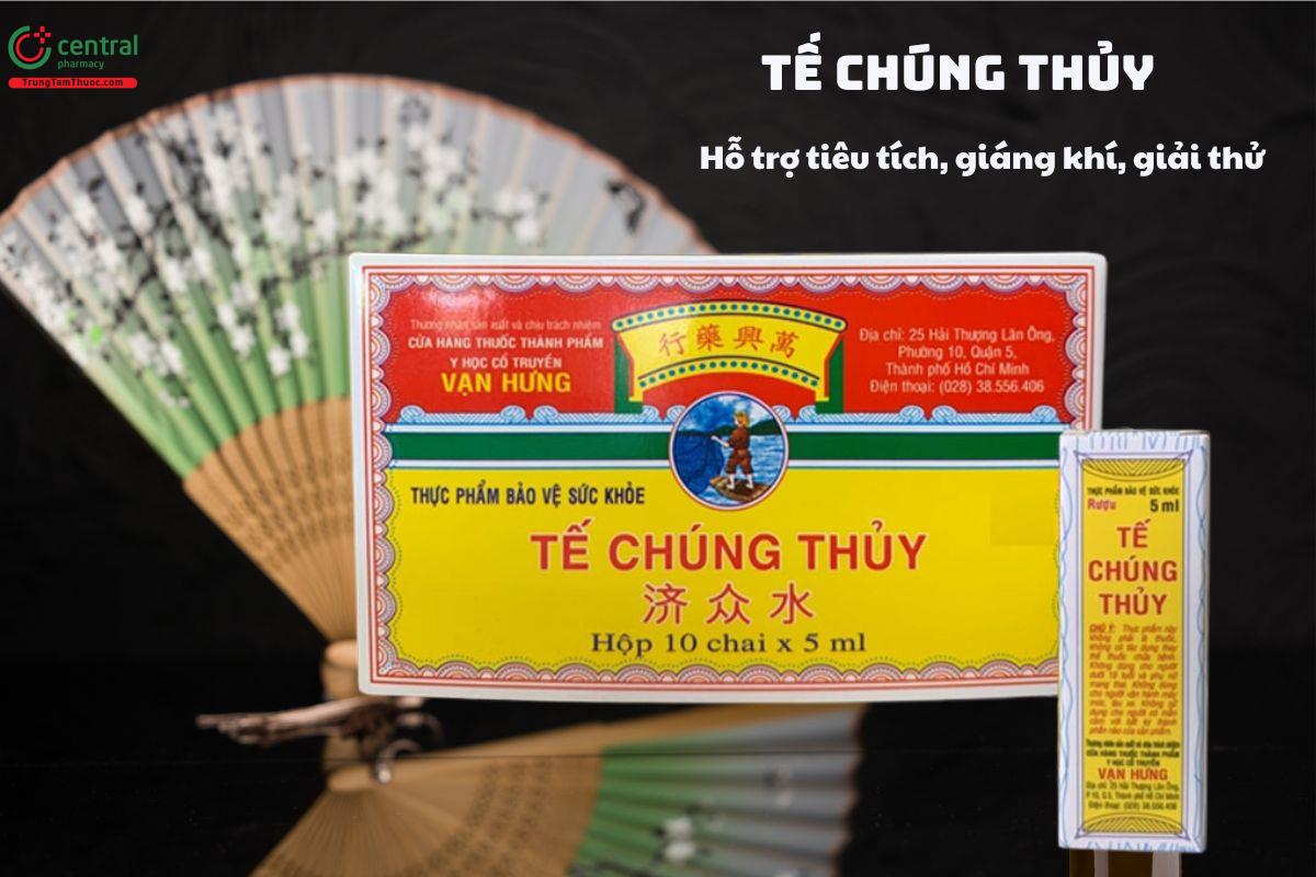 Tế Chúng Thủy hỗ trợ tiêu tích, giáng khí, giải thử