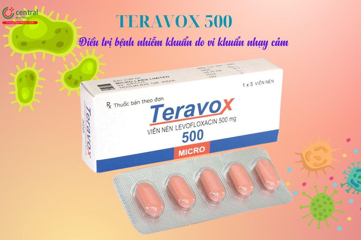 Thuốc Teravox-500 điều trị các bệnh nhiễm khuẩn từ nhẹ đến vừa