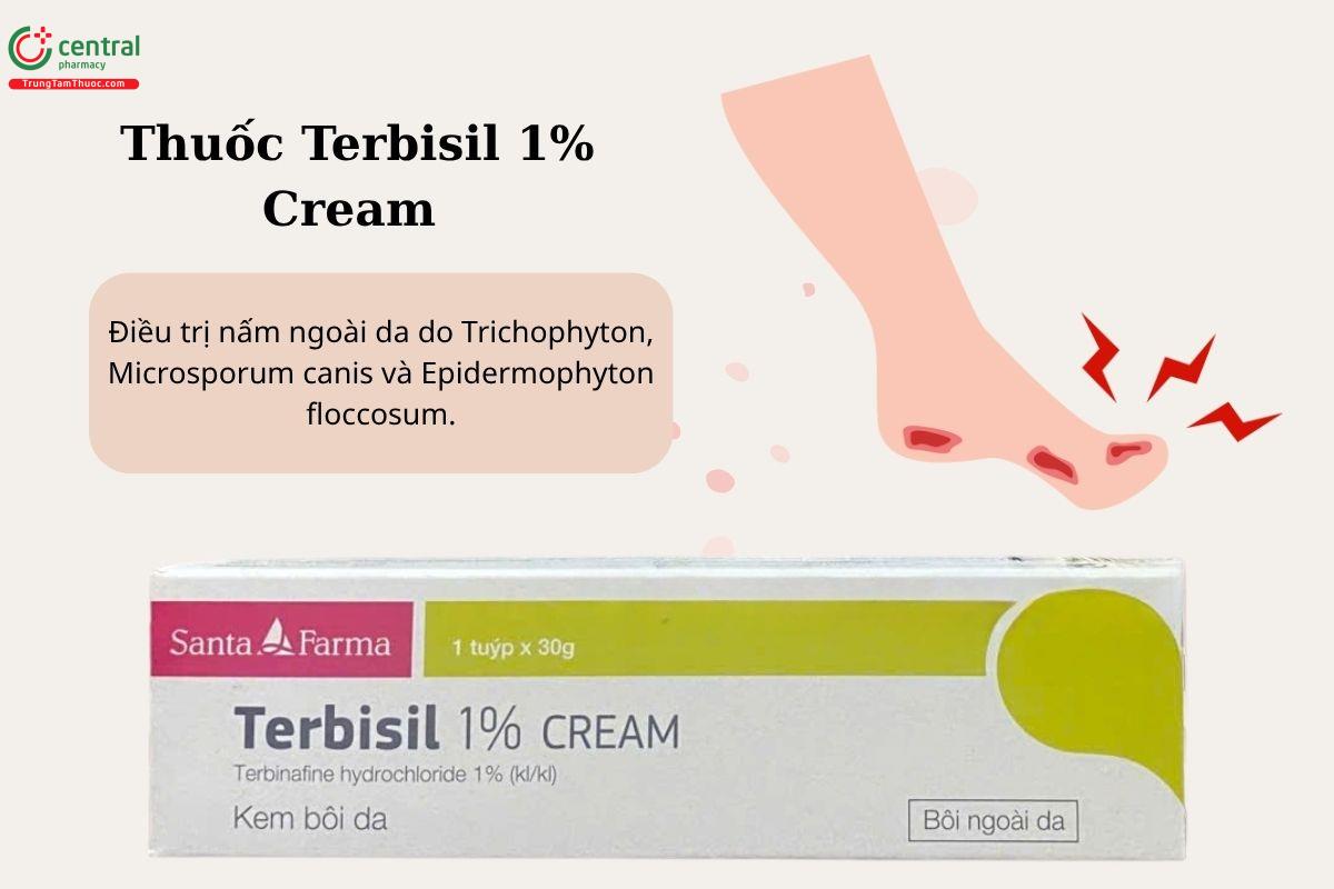 Chỉ định của thuốc Terbisil 1% Cream