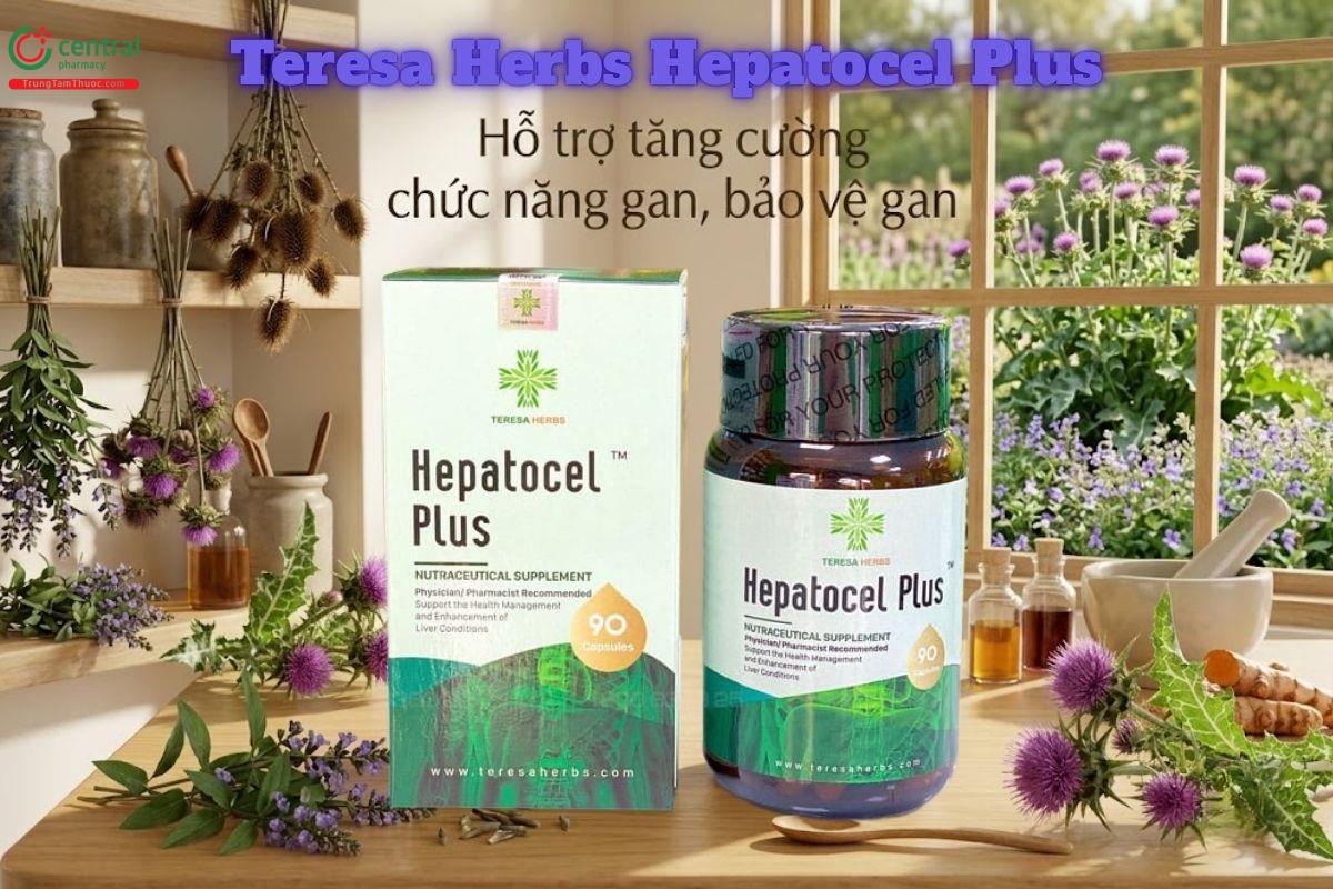 Teresa Herbs Hepatocel Plus giúp tăng chức năng gan, bảo vệ gan