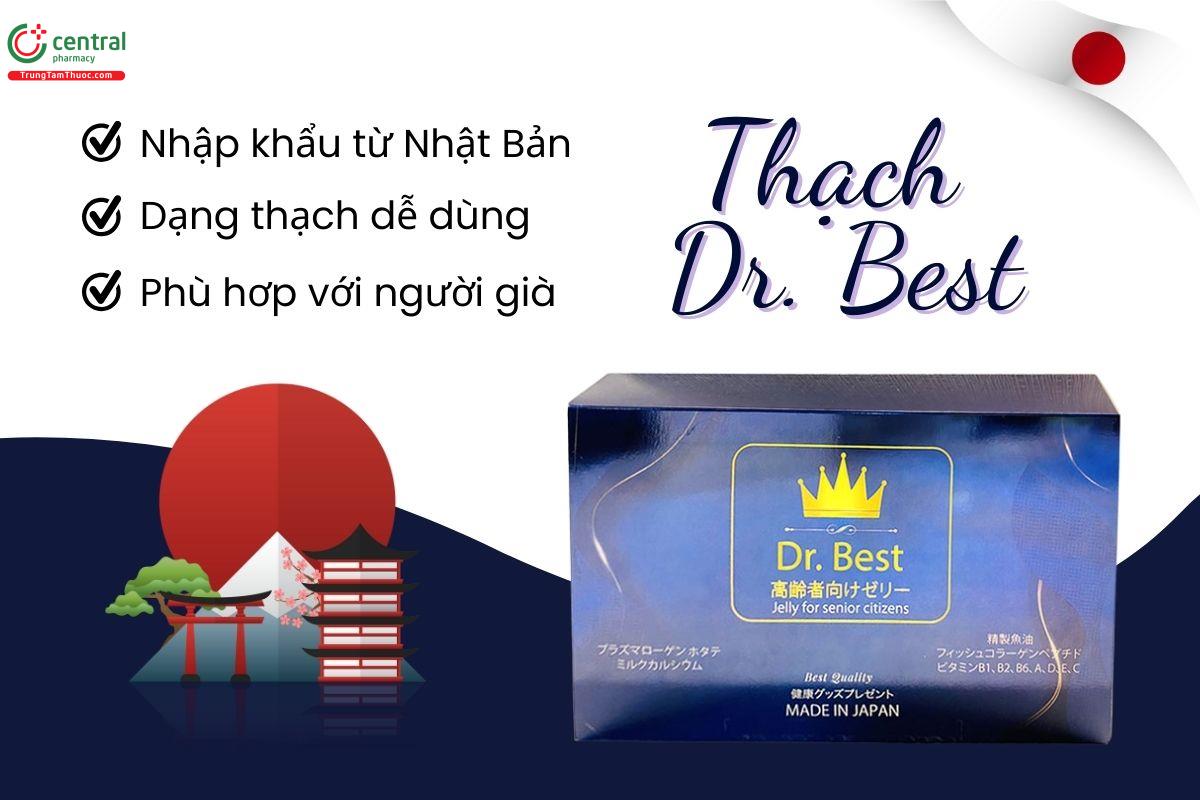 Thạch Dr. Best Makishokuhin bổ não, tăng cường trí nhớ cho người già