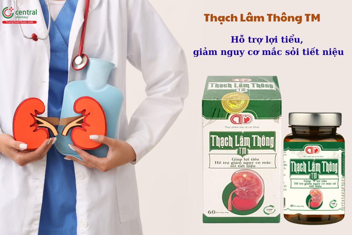 Thạch Lâm Thông TM - Hỗ trợ lợi tiểu, ngăn ngừa sỏi thận