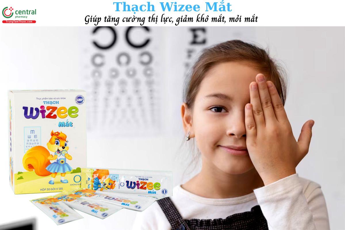 Thạch Wizee Mắt - Giúp tăng cường thị lực, giảm khô mắt, mỏi mắt