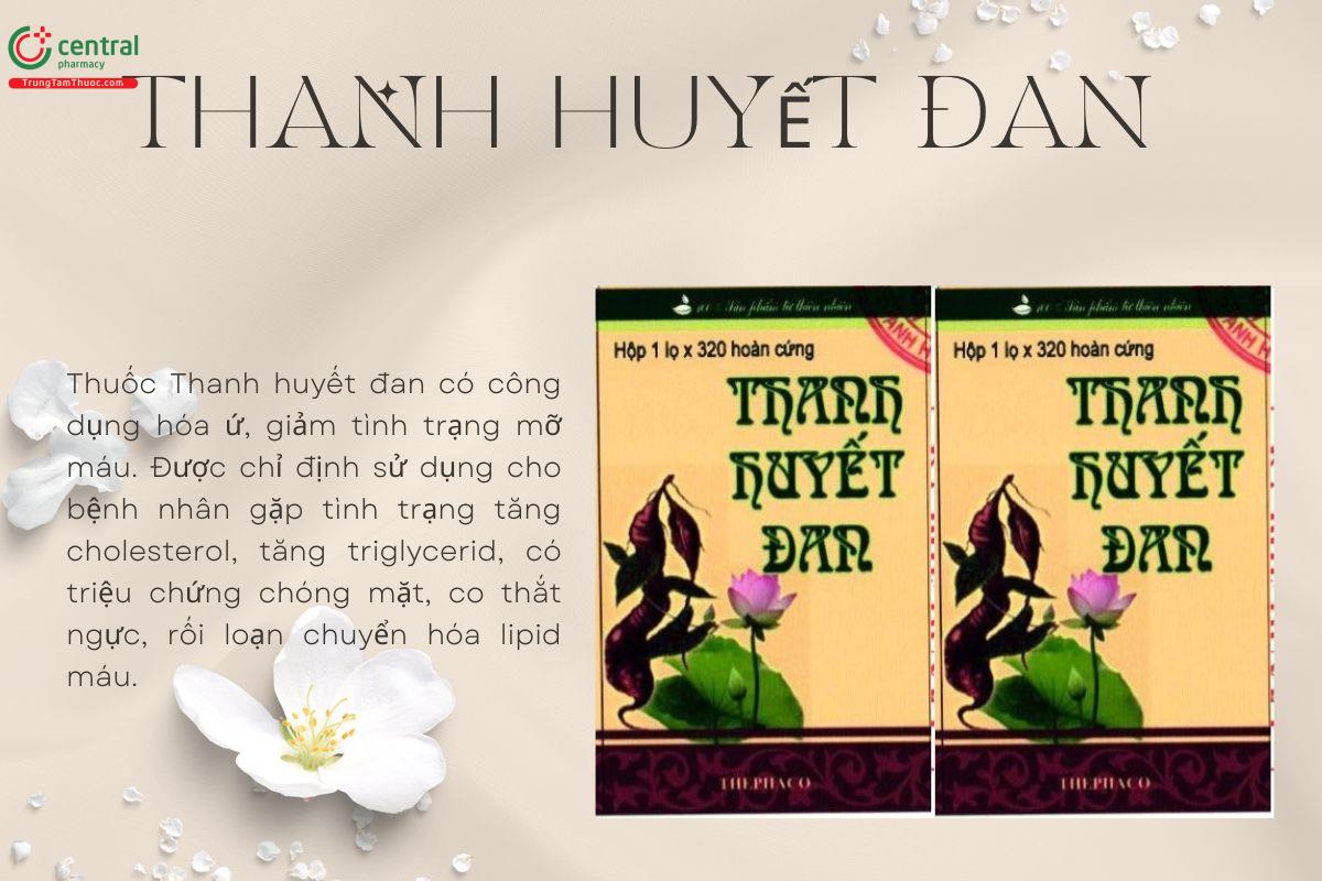 Chỉ định dùng thuốc Thanh huyết đan