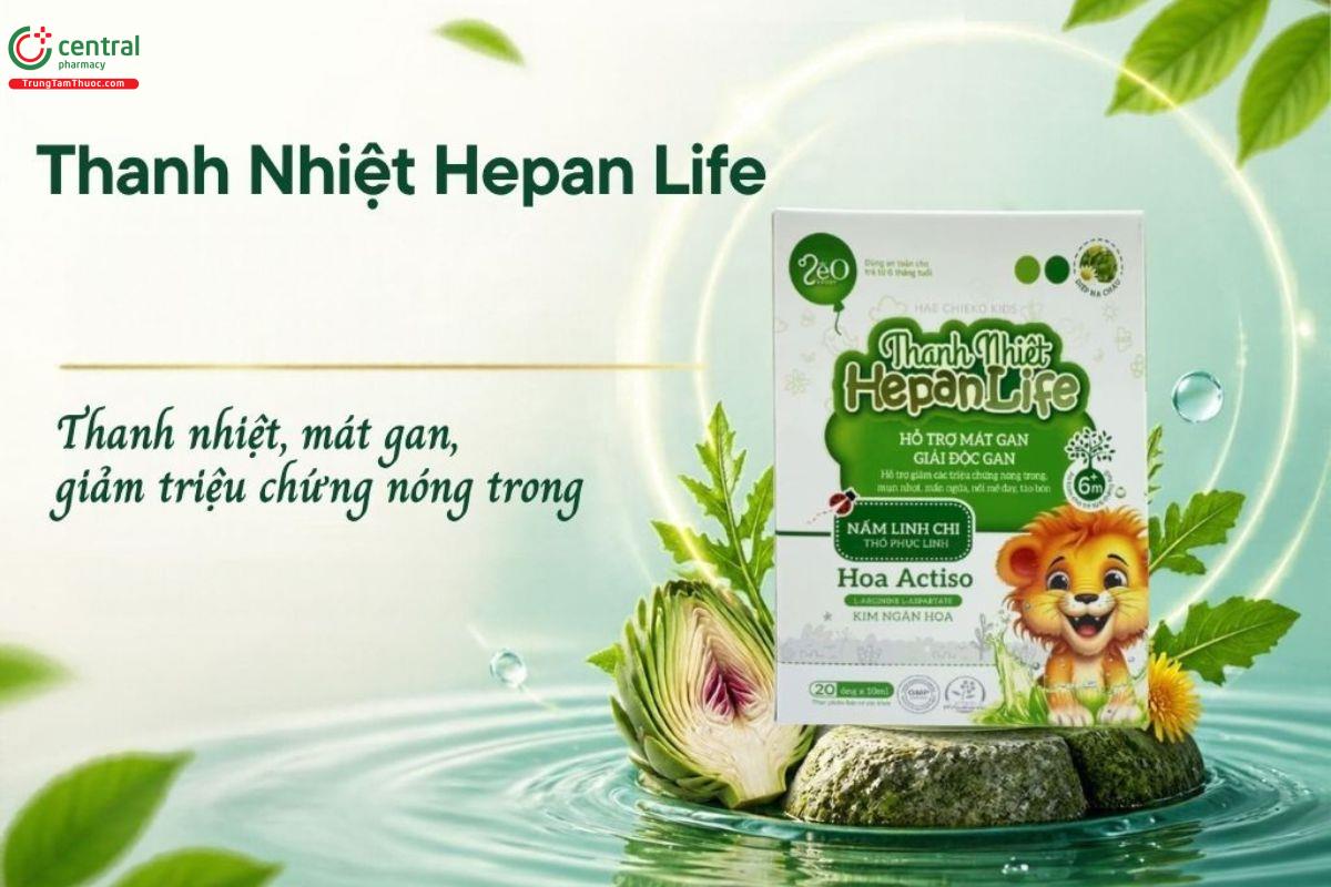 Thanh Nhiệt Hepan Life - Hỗ trợ giải độc, mát gan, giảm triệu chứng nóng trong