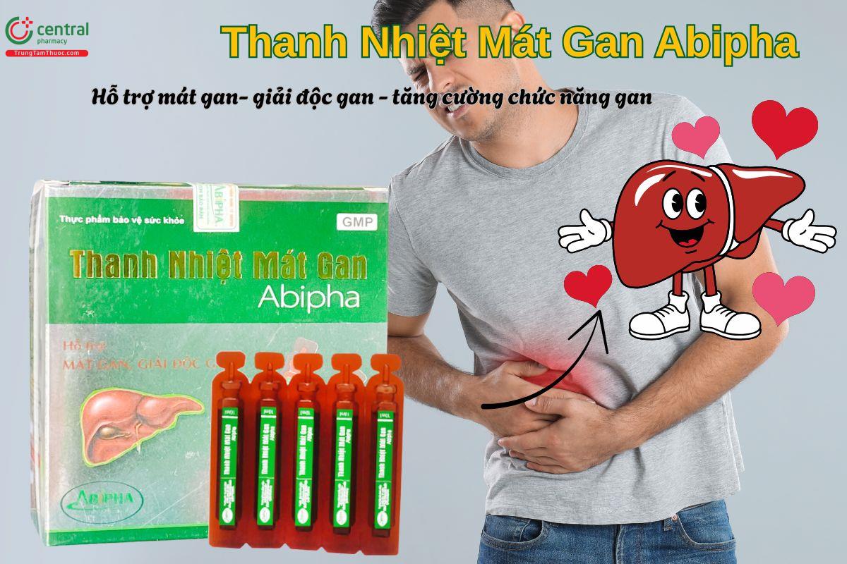 Thanh Nhiệt Mát Gan Abipha giải độc gan, tăng cường chức năng gan