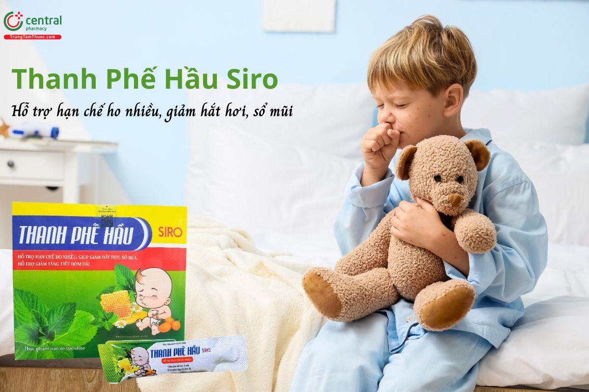 Thanh Phế Hầu Siro - Hỗ trợ bổ phế, giảm ho, giảm hắt hơi, sổ mũi